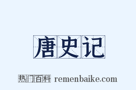 唐史记是什么意思的图片